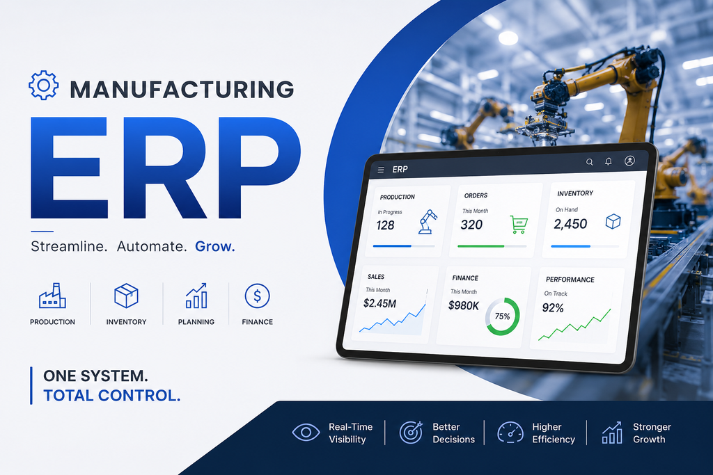 Why Manufacturing Businesses Need ERP Software in 2026 - Cover Image
