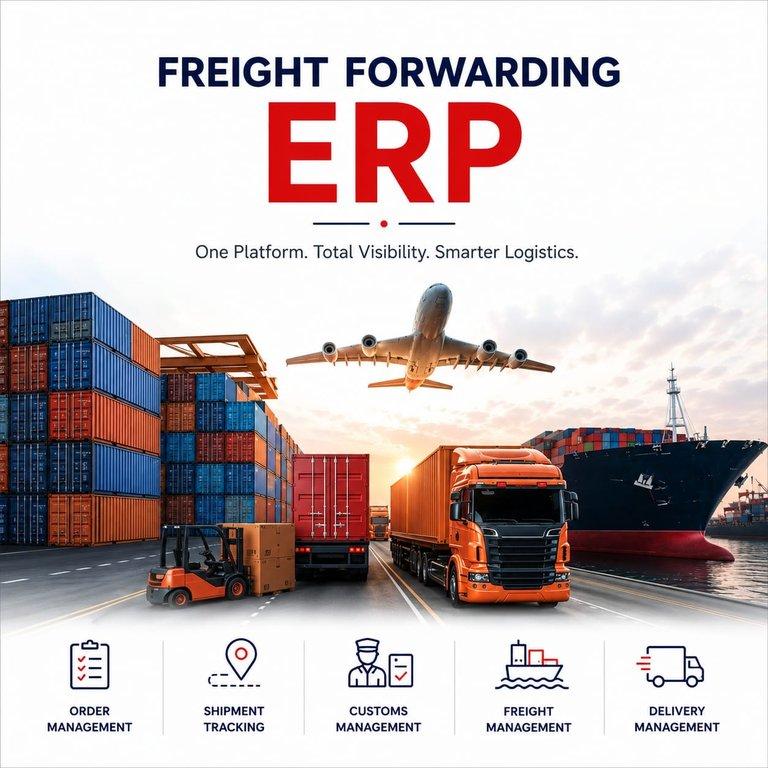 Why Freight Forwarding Businesses Need ERP Software in 2026 - Cover Image