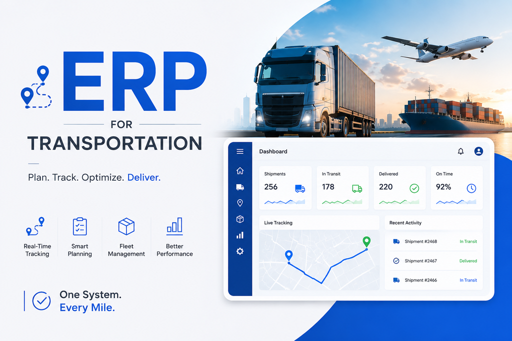 Why Transportation Businesses Need ERP Software in 2026 - Cover Image