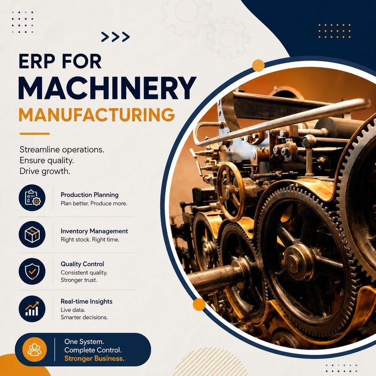 Transforming Machinery Manufacturing with DVNKS ERP - Cover Image