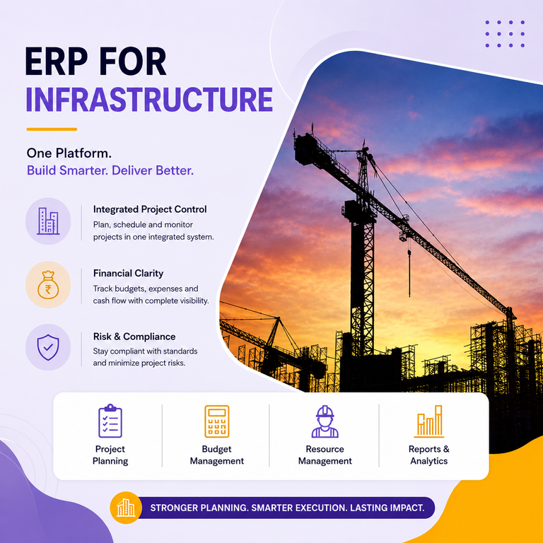 Optimize Infrastructure Operations with Smart ERP Solutions - Cover Image